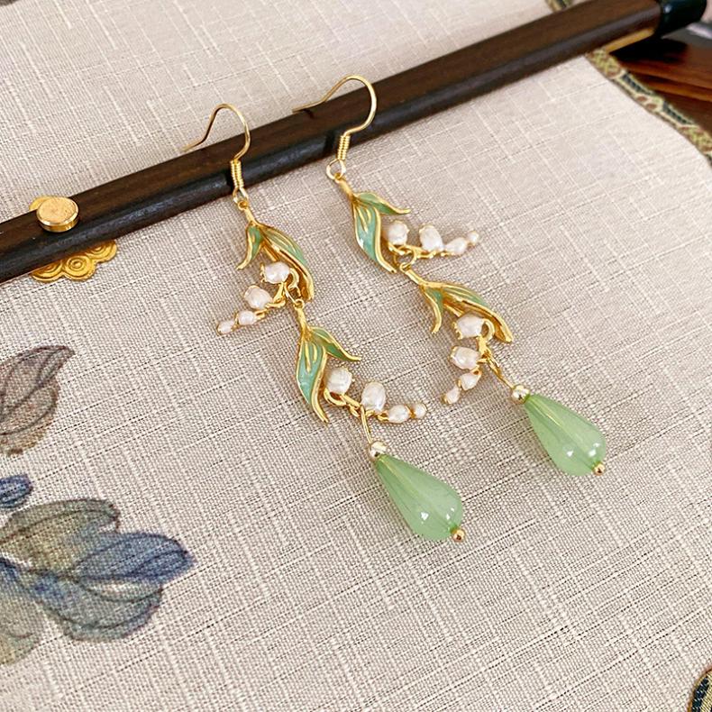 Lily Of The Valley Drop Earrings