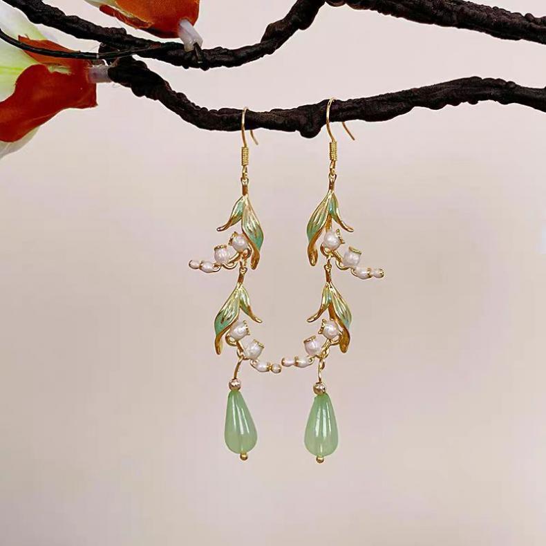 Lily Of The Valley Drop Earrings