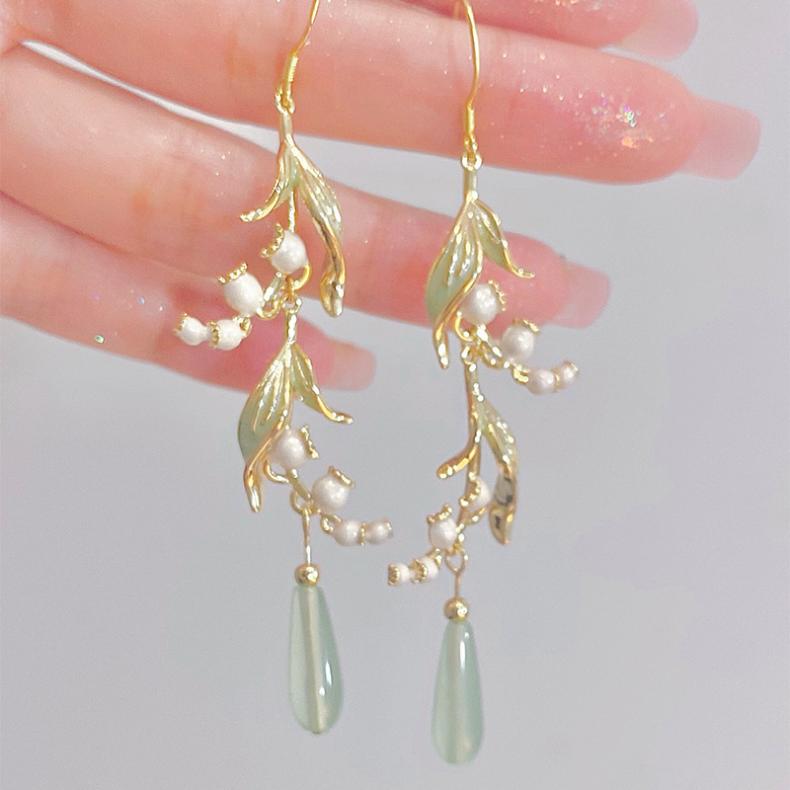 Lily Of The Valley Drop Earrings