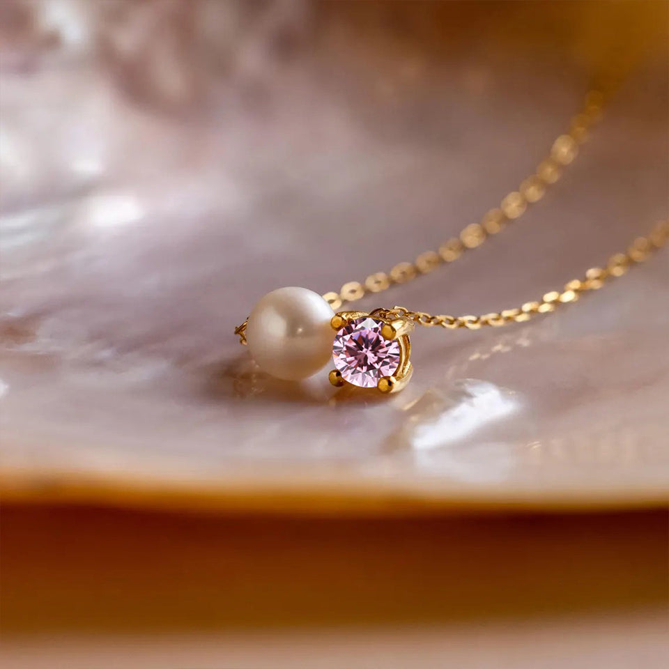 Pearl Birthstone Necklace