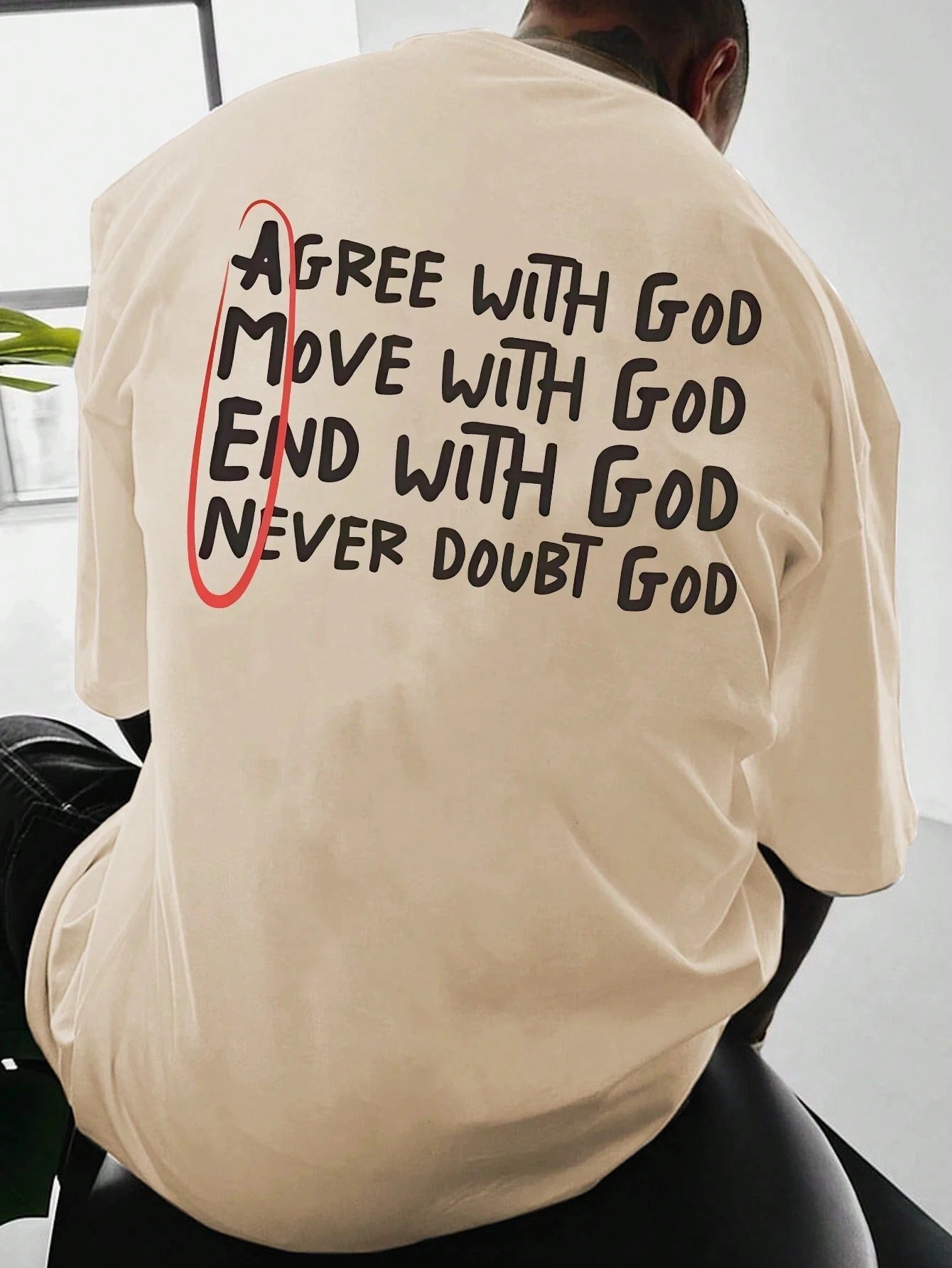 "AMEN" Oversized T-Shirt