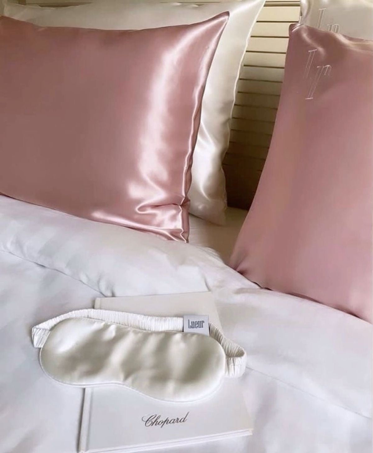 Midnight Satin Veil Pillowcase