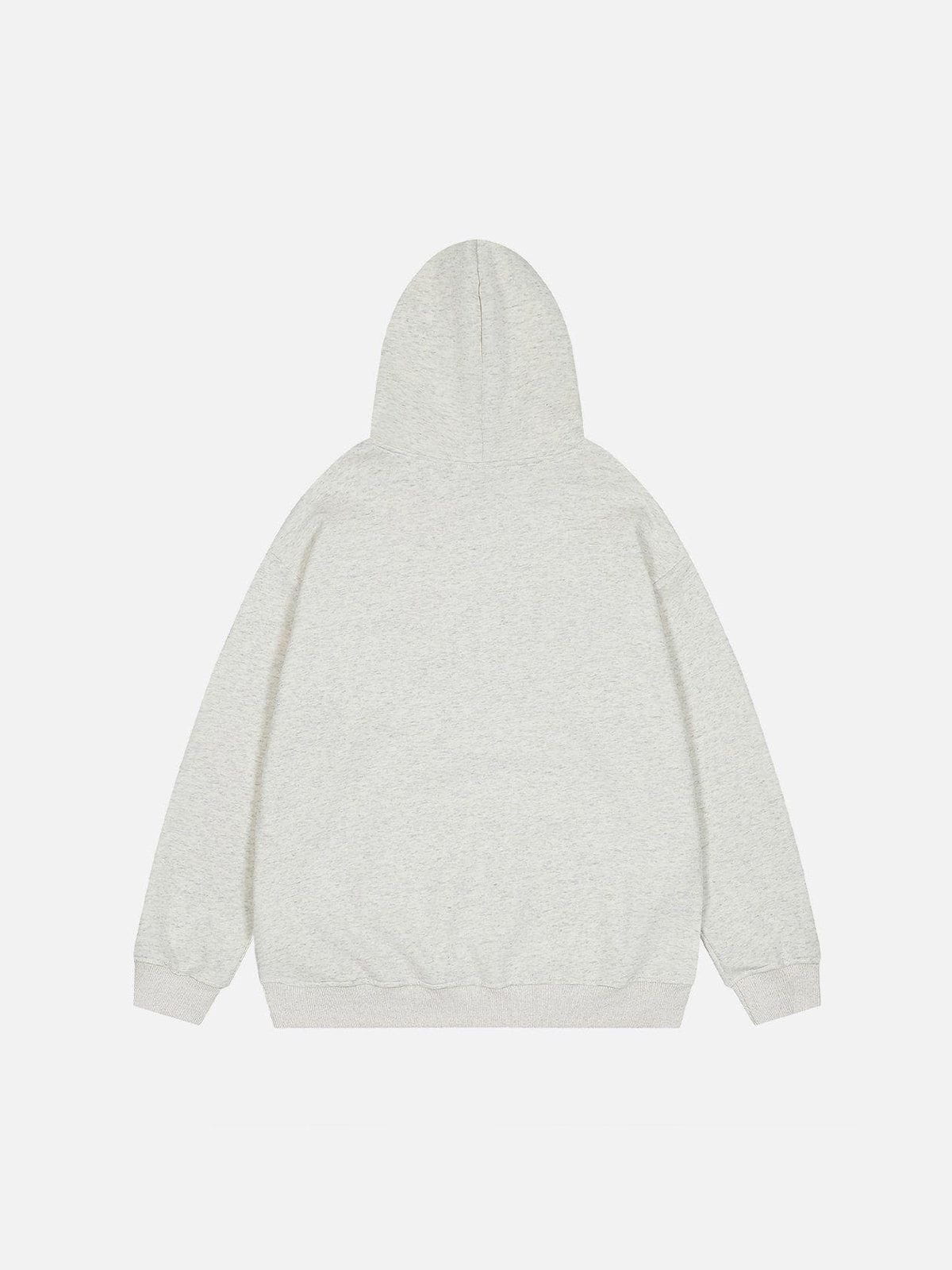 N08 Flower Applique Hoodie
