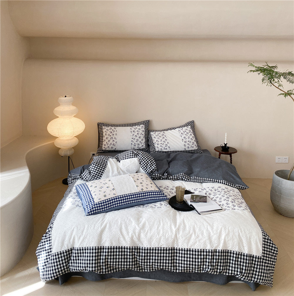 Belle Vintage Lace Bedding Set