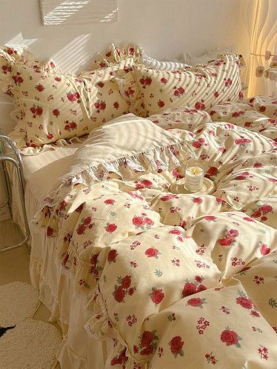 Rosé Reverie Vintage Bedding Set