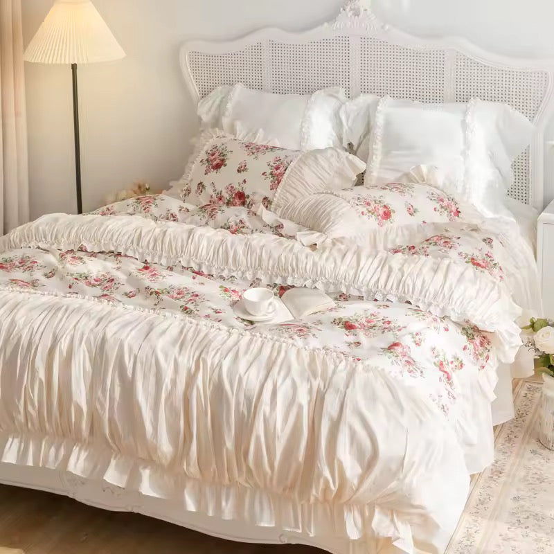 Rosalie Vintage Ruffle Bedding Set