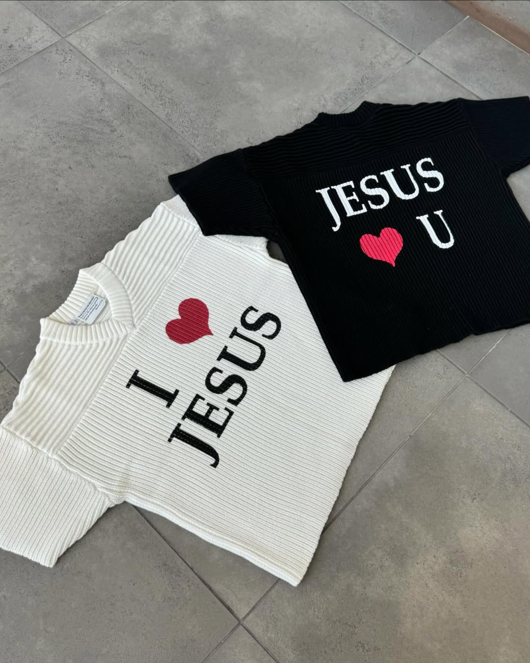 “I ❤️ Jesus” Knitted Tee