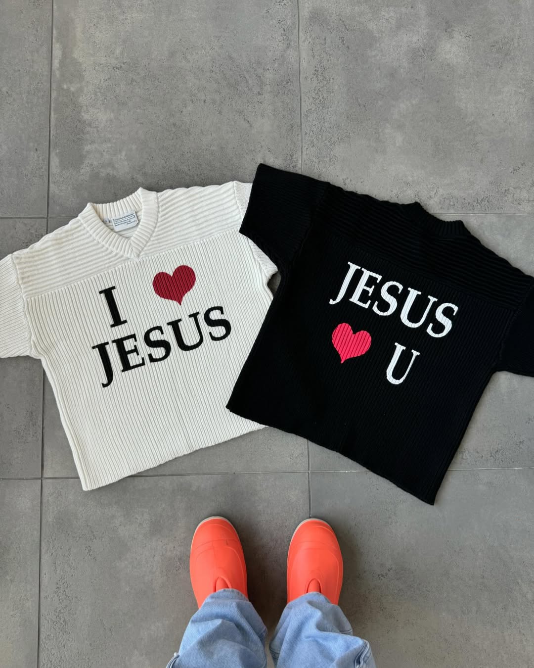 “I ❤️ Jesus” Knitted Tee