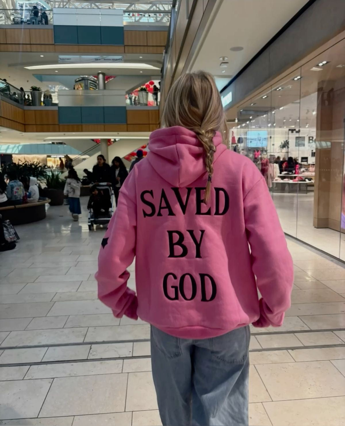 “Saved By God” Oversized Hoodie