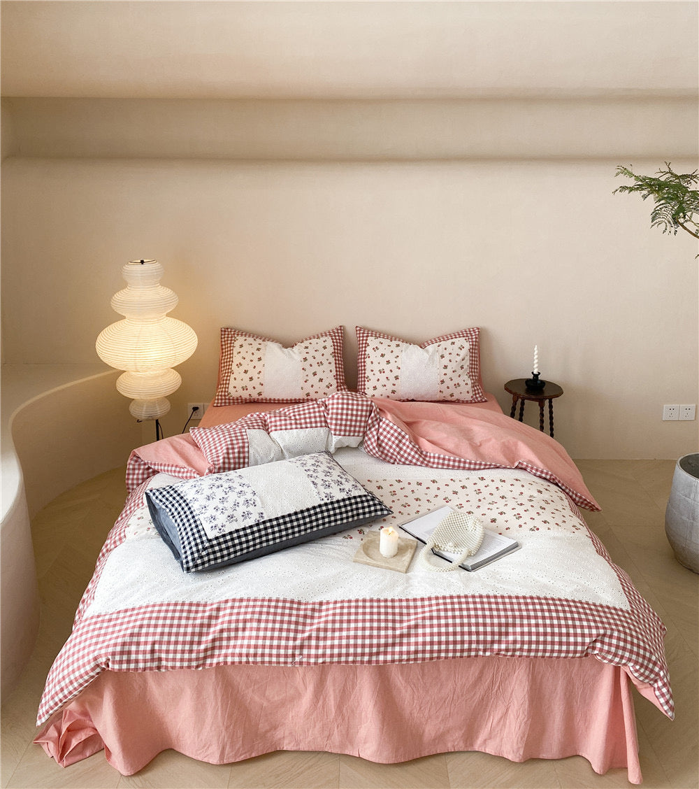 Belle Vintage Lace Bedding Set