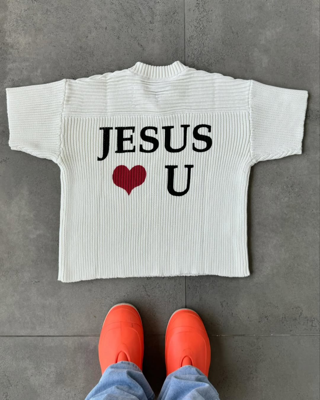 “I ❤️ Jesus” Knitted Tee