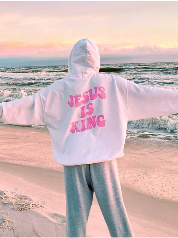 “Jesus is King” Oversized Hoodie
