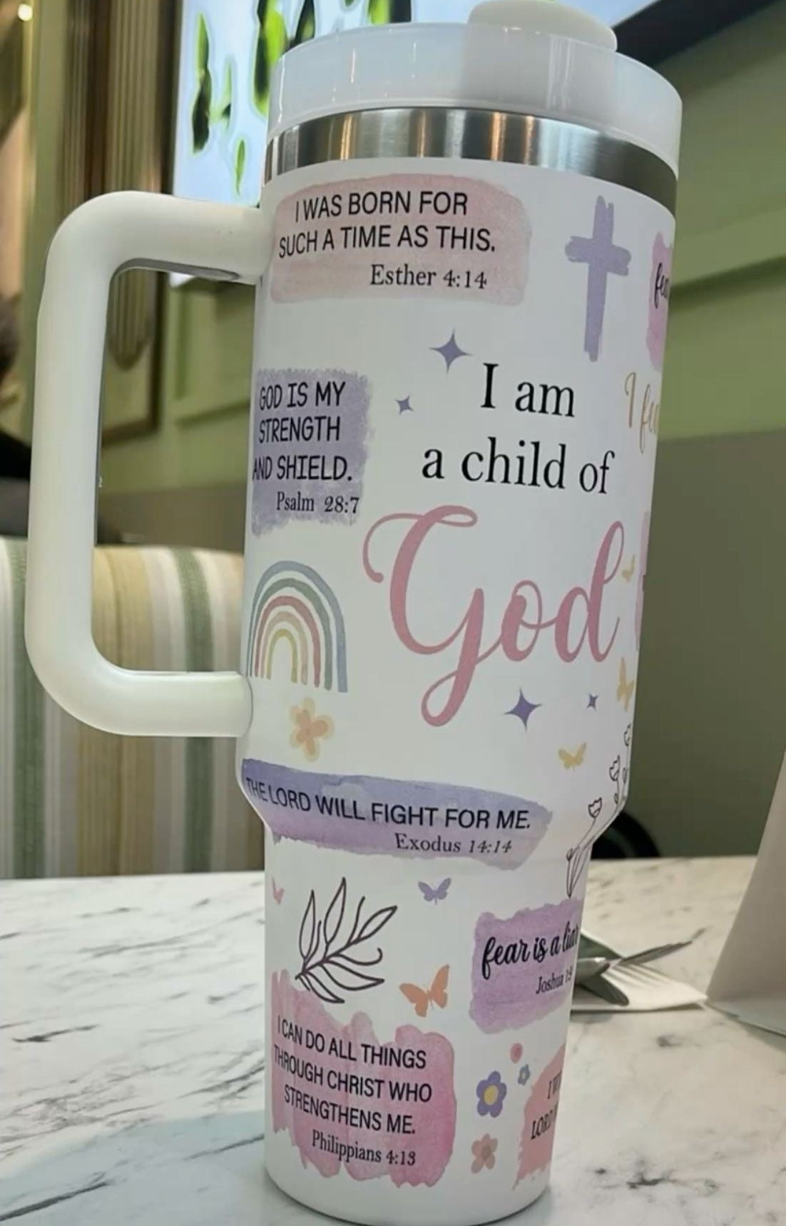 “I Am a Child of God” Tumbler