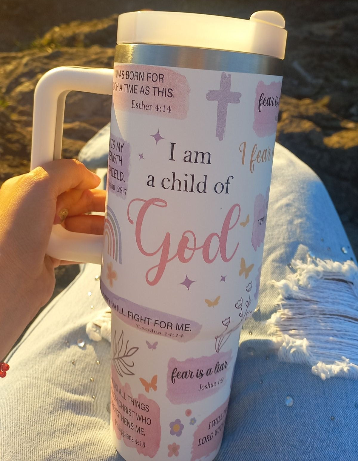 “I Am a Child of God” Tumbler