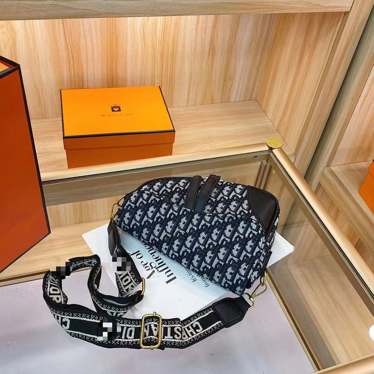 DIR Luxury Saddle Charm Bag – Vintage Oblique Edition