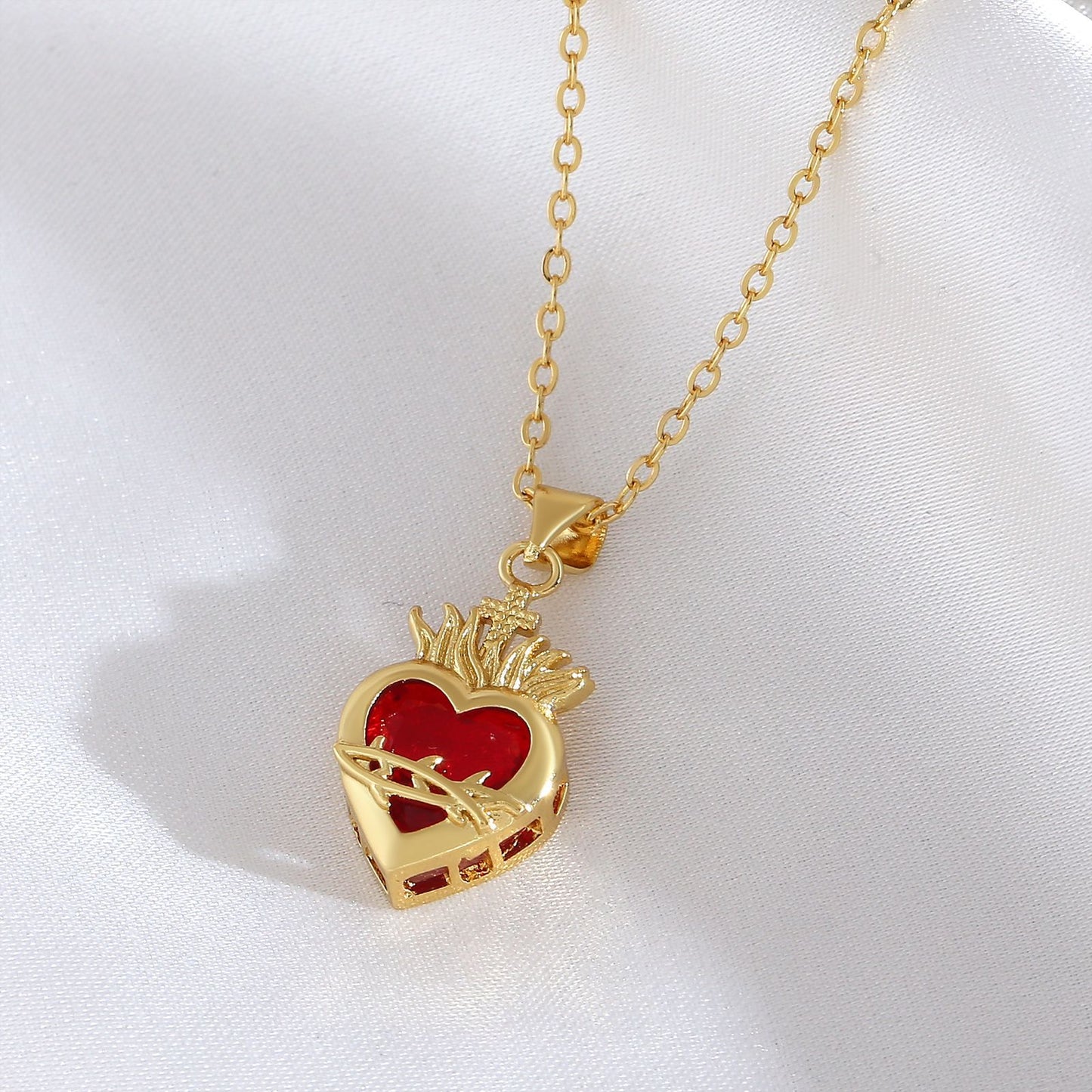 Sacred Heart Of Mercy Necklace