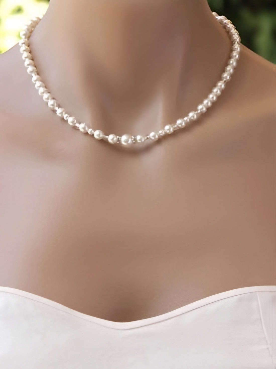 Pearl Backdrop Necklace