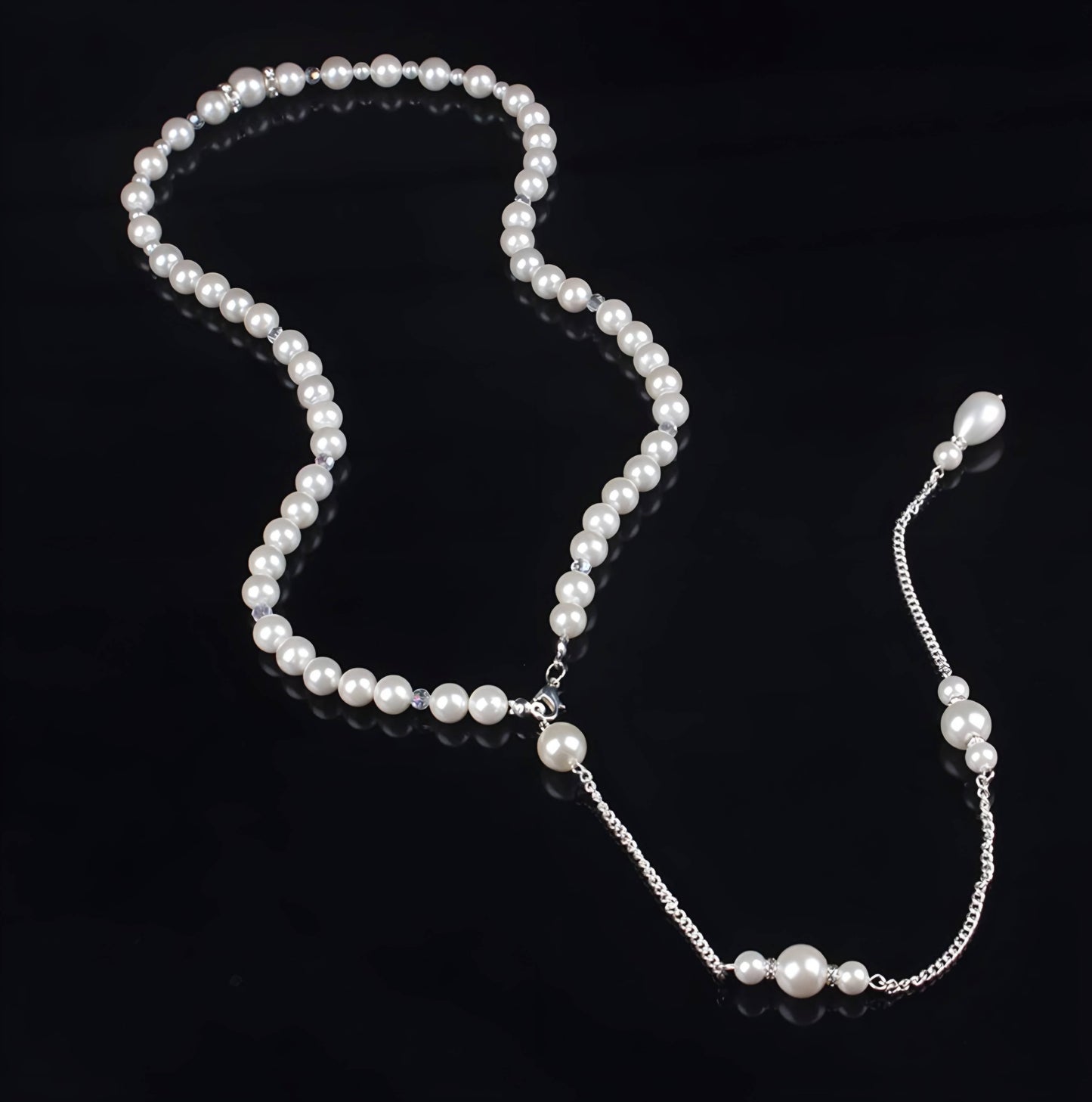 Pearl Backdrop Necklace