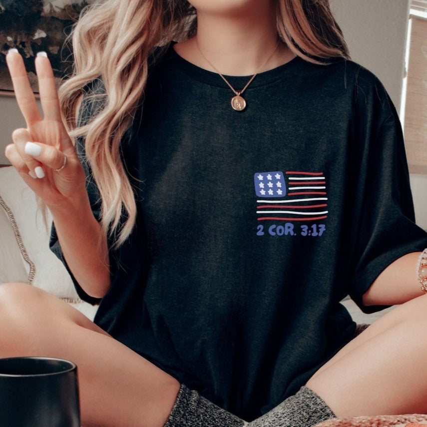 'Where The Spirit Of The Lord Is There Is Freedom' T-Shirt