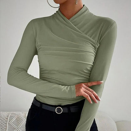 Celia Cross Neck Top