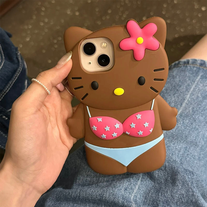 Hello Kitty Wearing Bikini iPhone Case