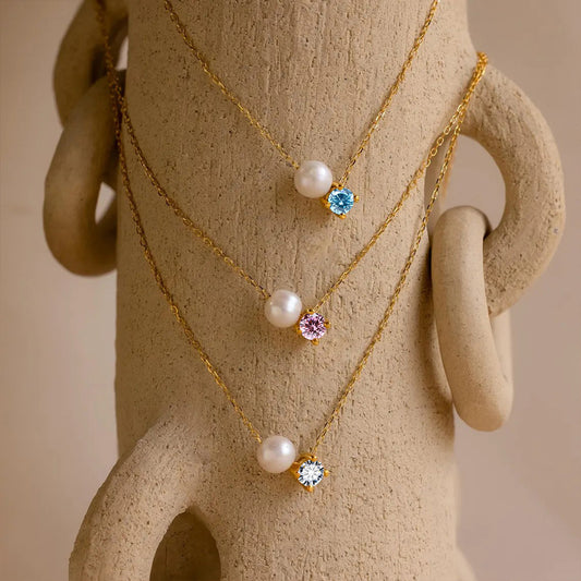 Pearl Birthstone Necklace