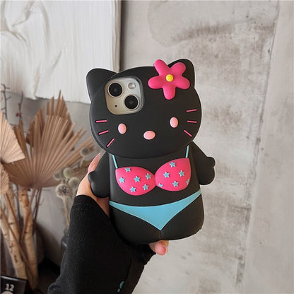 Hello Kitty Wearing Bikini iPhone Case