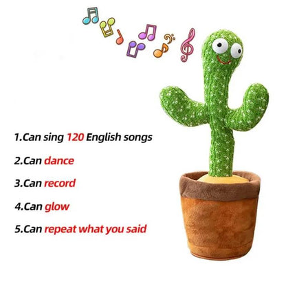 Dancing Cactus Talking Toy - Luxandluxy