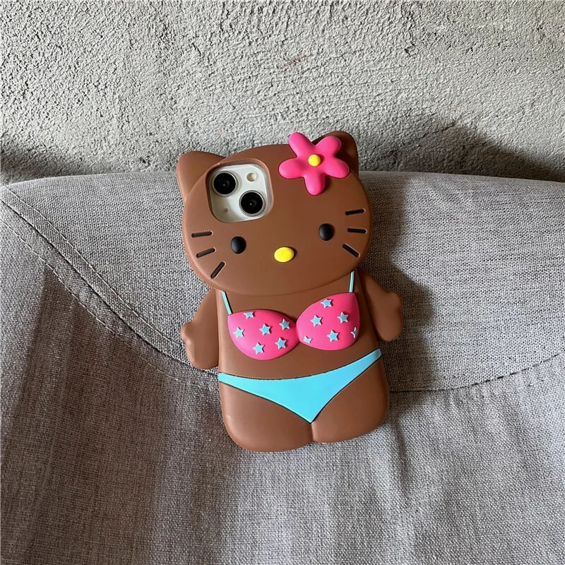 Hello Kitty Wearing Bikini iPhone Case