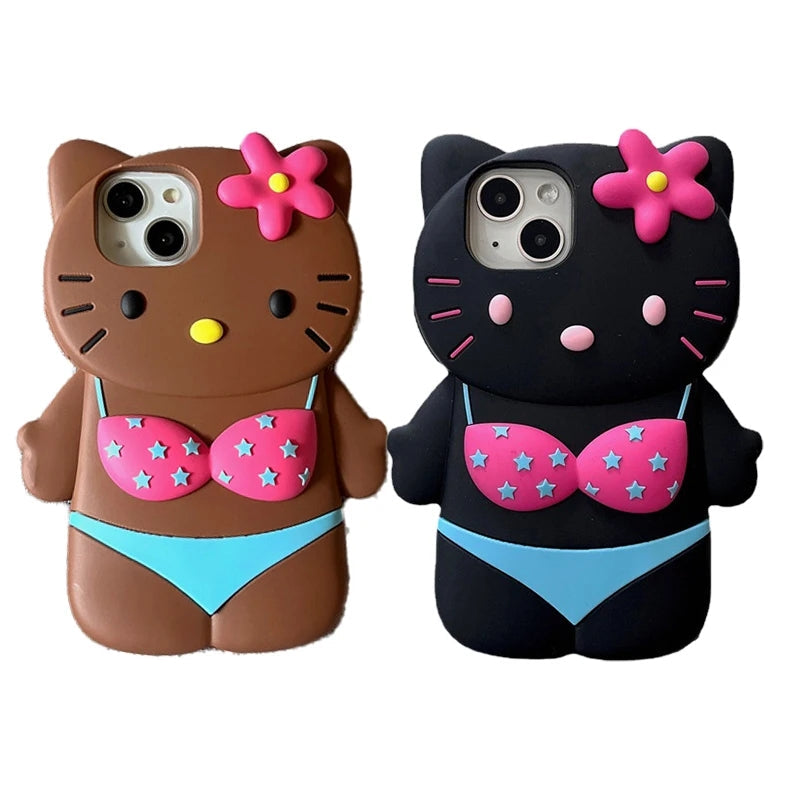 Hello Kitty Wearing Bikini iPhone Case