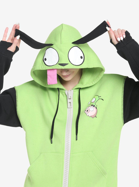 Invader Zim GIR Cosplay Hoodie
