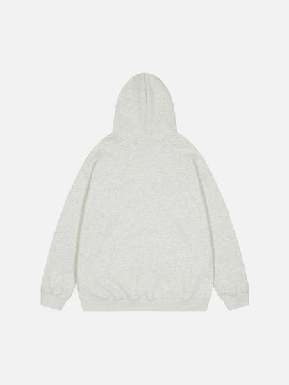 N08 Flower Applique Hoodie