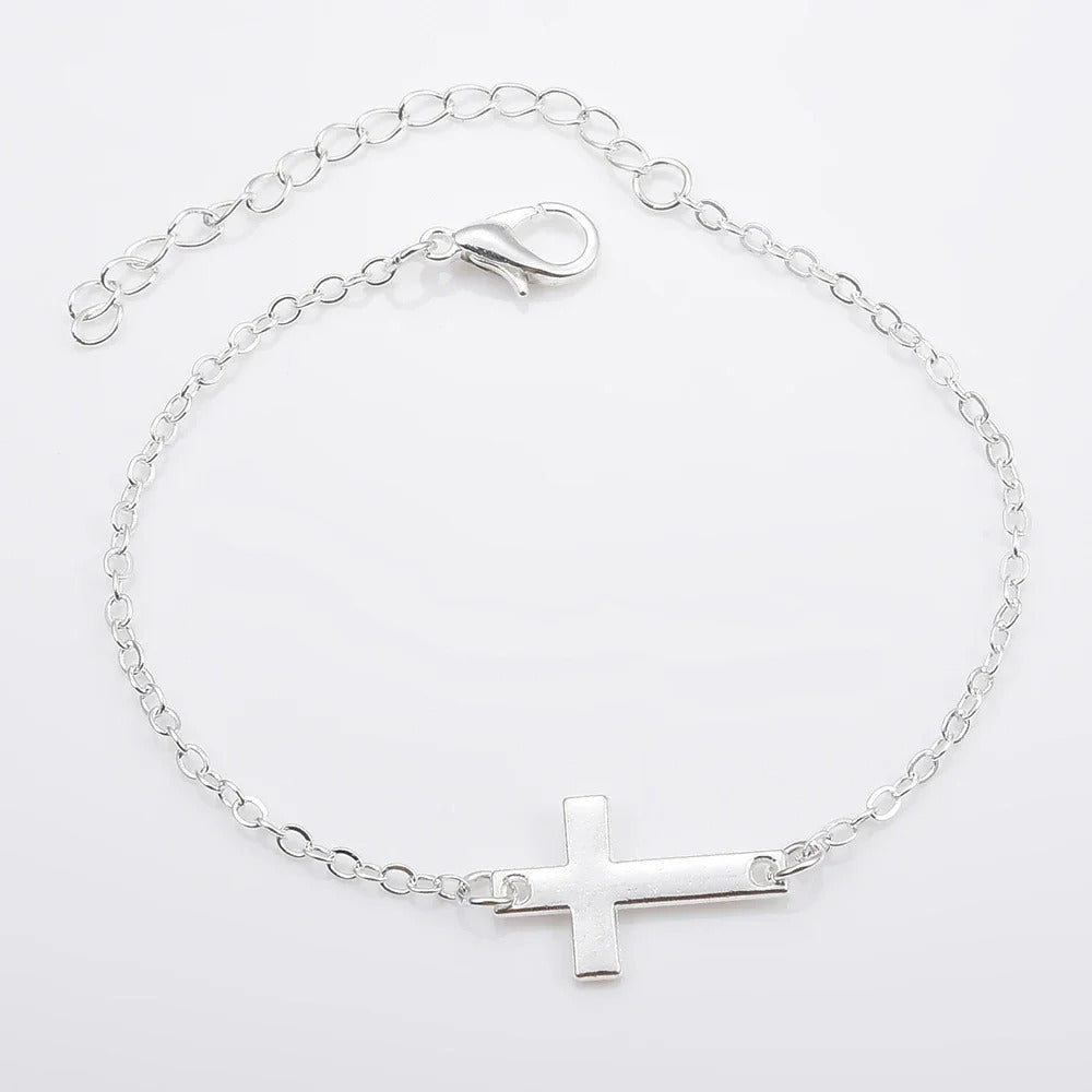 Ever Faithful Cross Bracelet