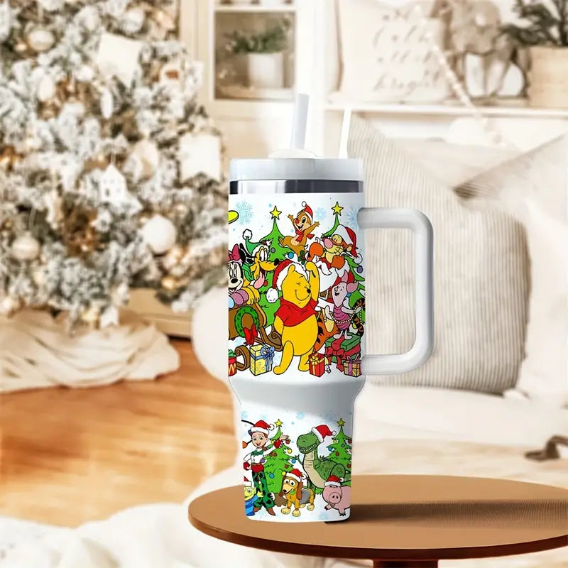 40Oz Christmas Festive Insulated Tumbler