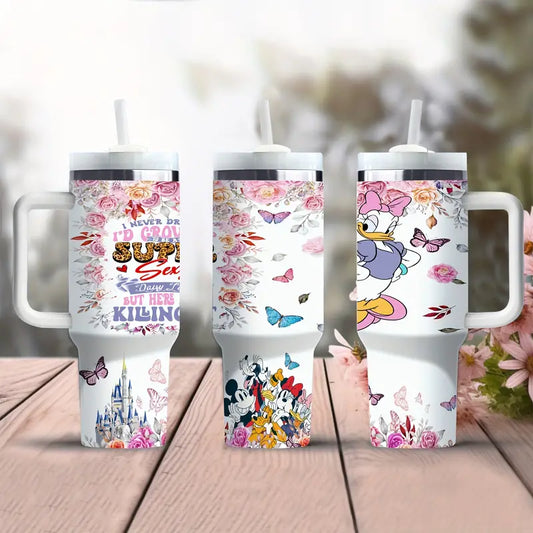 40Oz Donald Duck Insulated Tumbler