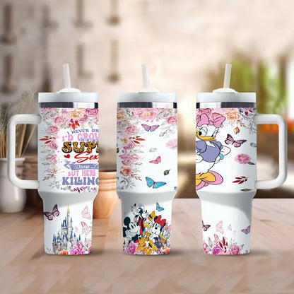 40Oz Donald Duck Insulated Tumbler