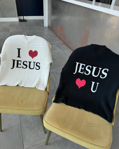 “I ❤️ Jesus” Knitted Tee