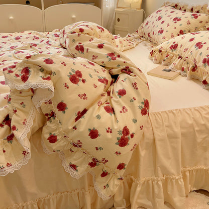 Rosé Reverie Vintage Bedding Set
