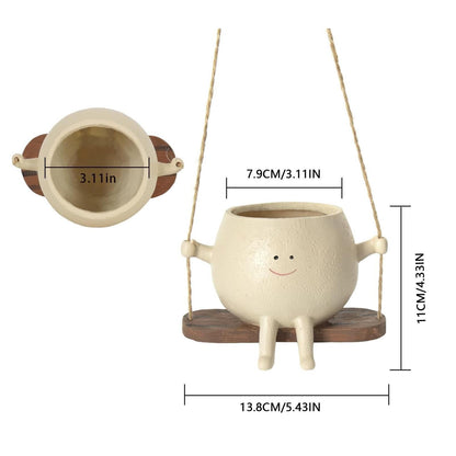 Pot de plante oscillant