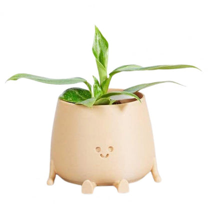 Sitting Smiling Plant Pot