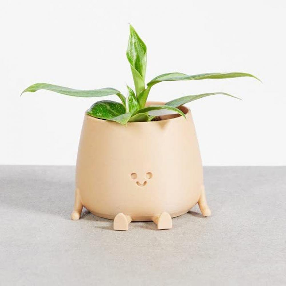 Sitting Smiling Plant Pot