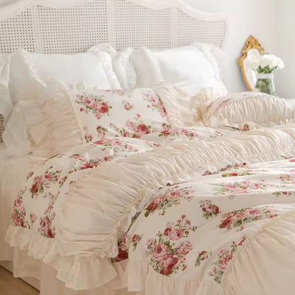 Rosalie Vintage Ruffle Bedding Set