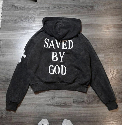 “Saved By God” Oversized Hoodie