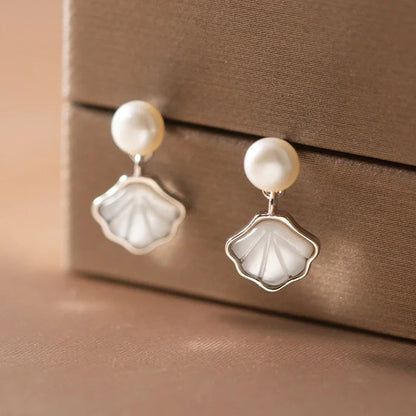 Pearl Seashell Studs Earring