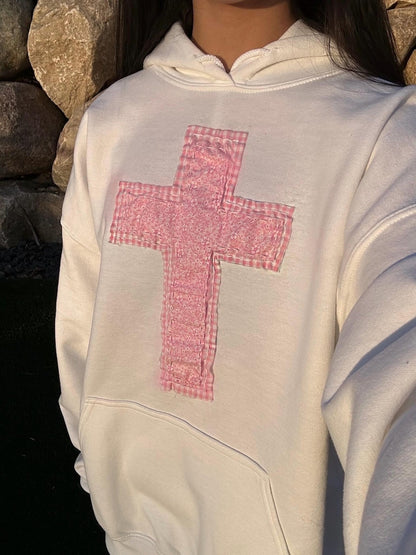 Faith & Florals Patchwork Hoodie