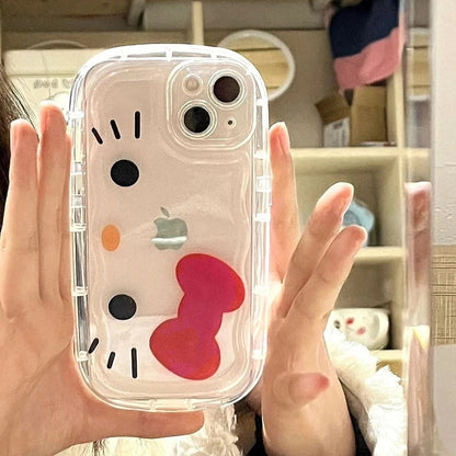 Hello Kitty Bow Clear iPhone Case