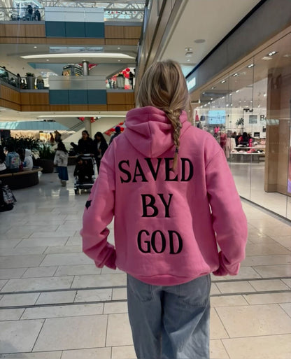“Saved By God” Oversized Hoodie