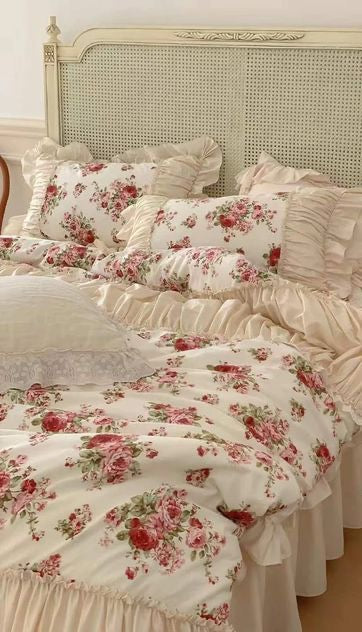 Rosalie Vintage Ruffle Bedding Set