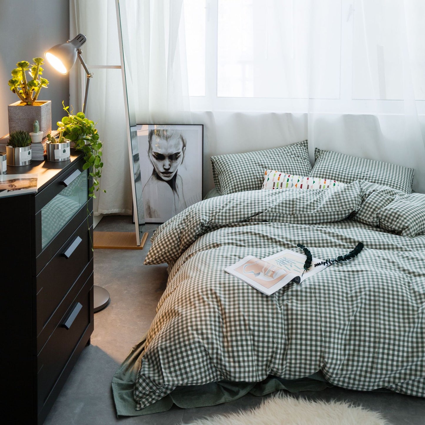 Classic Plaid Bedding Set
