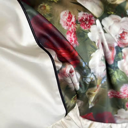Vintage Rose Garden Bedding Set